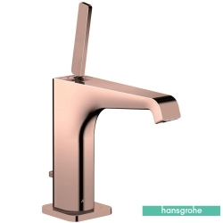 Hansgrohe - Hansgrohe Axor Citterio E 130 Lavabo Bataryası, Sifon Kumandalı, Parlak Kırmızı Altın