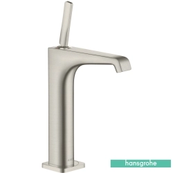 Hansgrohe - Hansgrohe Axor Citterio E 190 Yüksek Lavabo Bataryası, Sifon Kumandalı, Paslanmaz Çelik (EcoSmart)