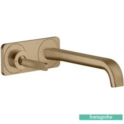 Hansgrohe - Hansgrohe Axor Citterio E 221 Duvardan Ankastre Lavabo Bataryası, Mat Bronz