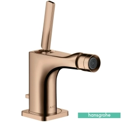 Hansgrohe - Hansgrohe Axor Citterio E Bide Bataryası, Sifon Kumandalı, Parlak Kırmızı Altın