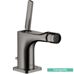Hansgrohe - Hansgrohe Axor Citterio E Bide Bataryası, Sifon Kumandalı, Parlak Siyah Krom