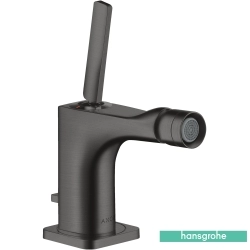 Hansgrohe - Hansgrohe Axor Citterio E Bide Bataryası, Sifon Kumandalı, Mat Siyah Krom