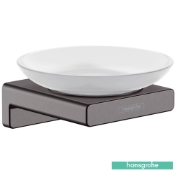 Hansgrohe - Hansgrohe AddStoris Q Sabunluk, Mat Siyah Krom