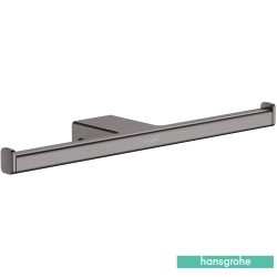 Hansgrohe - Hansgrohe AddStoris Q İkili Tuvalet Kağıtlığı, Mat Siyah Krom