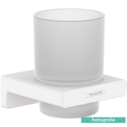 Hansgrohe - Hansgrohe AddStoris Diş Fırçalığı, Satin Beyaz