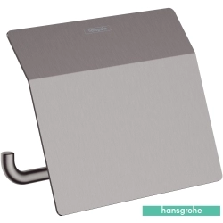 Hansgrohe - Hansgrohe AddStoris Tuvalet Kağıtlığı, Mat Siyah Krom