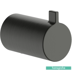 Hansgrohe - Hansgrohe AddStoris S Tekli Askı, Mat Siyah Krom