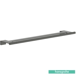 Hansgrohe - Hansgrohe AddStoris S İkili Uzun Havluluk, Mat Siyah Krom