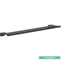 Hansgrohe - Hansgrohe AddStoris S İkili Uzun Havluluk, Satin Siyah