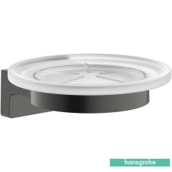 Hansgrohe - Hansgrohe AddStoris S Sabunluk, Mat Siyah Krom