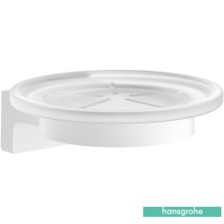 Hansgrohe - Hansgrohe AddStoris S Sabunluk, Satin Beyaz