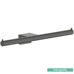 Hansgrohe - Hansgrohe AddStoris S İkili Tuvalet Kağıtlığı, Mat Siyah Krom