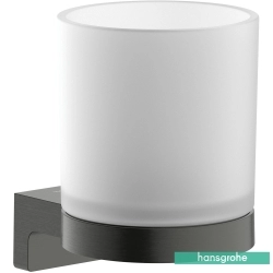 Hansgrohe - Hansgrohe AddStoris S Diş Fırçalığı, Mat Siyah Krom