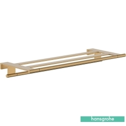Hansgrohe - Hansgrohe AddStoris S Havlu Rafı, Mat Bronz