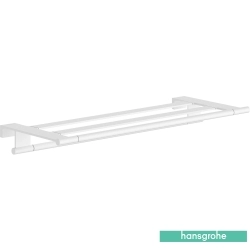 Hansgrohe - Hansgrohe AddStoris S Havlu Rafı, Satin Beyaz