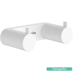 Hansgrohe - Hansgrohe AddStoris S İkili Askı, Satin Beyaz