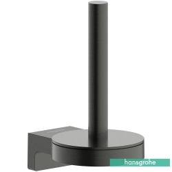 Hansgrohe - Hansgrohe AddStoris S Yedek Tuvalet Kağıtlığı, Mat Siyah Krom