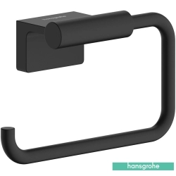 Hansgrohe - Hansgrohe AddStoris S Tuvalet Kağıtlığı Kapaksız, Satin Siyah