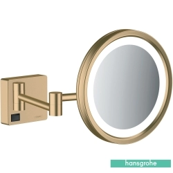 Hansgrohe - Hansgrohe AddStoris Makyaj Aynası, 3x Büyüteçli (Ledli), Mat Bronz