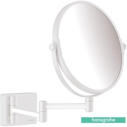 Hansgrohe - Hansgrohe AddStoris Makyaj Aynası, 3x Büyüteçli, Satin Beyaz