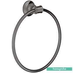 Hansgrohe - Hansgrohe Axor Montreux Halka Havluluk, Parlak Siyah Krom