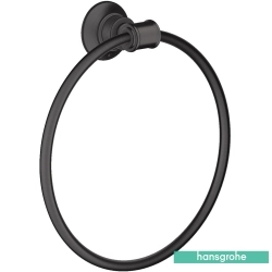 Hansgrohe - Hansgrohe Axor Montreux Halka Havluluk, Mat Siyah Krom