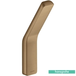 Hansgrohe - Hansgrohe Axor Universal Softsquare Havlu/Bornoz Tekli Askılık, Mat Bronz