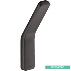 Hansgrohe - Hansgrohe Axor Universal Softsquare Havlu/Bornoz Tekli Askılık, Mat Siyah Krom