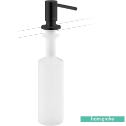Hansgrohe - Hansgrohe Axor Uno Eviyeler İçin Sıvı Sabunluk, Satin Siyah