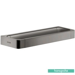 Hansgrohe - Hansgrohe Axor Universal Softsquare Banyo Tutunma Barı, 30 cm, Parlak Siyah Krom