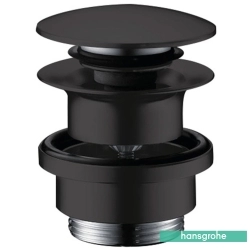 Hansgrohe - Hansgrohe Tapa Seti, Basmalı Kumanda, Satin Siyah