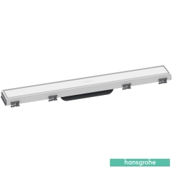 Hansgrohe - Hansgrohe RainDrain Match 60 cm Duş Kanalı, Çerçeveli Yüksekliği Ayarlanabilir, Satin Beyaz