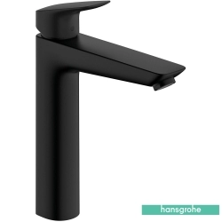 Hansgrohe - Hansgrohe Logis Yüksek Lavabo Bataryası, Satin Siyah