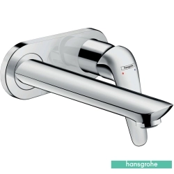 Hansgrohe - Hansgrohe Novus 194 Duvardan Ankastre Lavabo Bataryası, EcoSmart (Sıva Üstü Grubu)