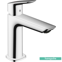 Hansgrohe - Hansgrohe Logis 110 Lavabo Bataryası, Sifon Kumandalı (EcoSmart)