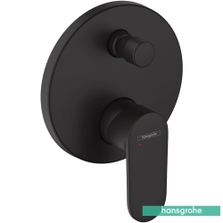 Hansgrohe - Hansgrohe Vernis Blend Ankastre Banyo Bataryası, Satin Siyah (Sıva Üstü Grubu)