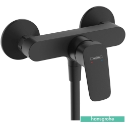 Hansgrohe - Hansgrohe Logis Aplike Duş Bataryası, Satin Siyah