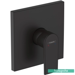 Hansgrohe - Hansgrohe Vernis Shape Ankastre Duş Bataryası, Satin Siyah (Sıva Üstü Grubu)