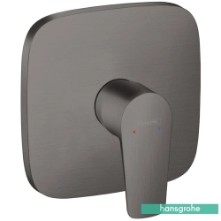 Hansgrohe - Hansgrohe Talis E Ankastre Duş Bataryası, Mat Siyah Krom (Sıva Üstü Grubu)