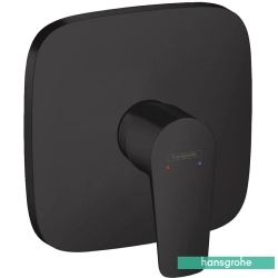 Hansgrohe - Hansgrohe Talis E Ankastre Duş Bataryası, Satin Siyah (Sıva Üstü Grubu)