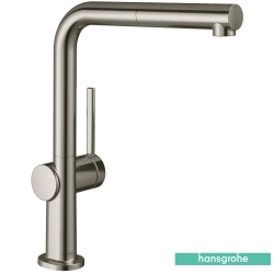 Hansgrohe - Hansgrohe Talis M54 Spiralli Eviye Bataryası, Paslanmaz Çelik