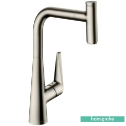 Hansgrohe - Hansgrohe Talis Select S Spiralli Eviye Bataryası, Paslanmaz Çelik