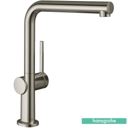 Hansgrohe - Hansgrohe Talis M54 270 1 Jet Döner Borulu Eviye Bataryası, Paslanmaz Çelik