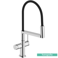 Hansgrohe - Hansgrohe Talis Select M54 210 3 Jet PowderSpray Endüstriyel Eviye Bataryası (EcoSmart)