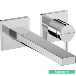 Hansgrohe - Hansgrohe Tecturis E 225 Duvardan Ankastre Lavabo Bataryası, EcoSmart+ (Sıva Üstü Grubu)