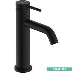 Hansgrohe - Hansgrohe Tecturis S 110 Lavabo Bataryası, Sifon Kumandalı, Satin Siyah (EcoSmart+, CoolStart)