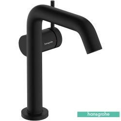 Hansgrohe - Hansgrohe Tecturis S 150 Yüksek Lavabo Bataryası, Sifon Kumandalı, Satin Siyah (EcoSmart+)