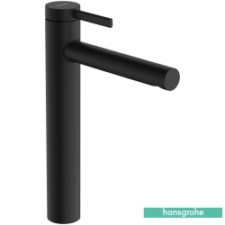 Hansgrohe - Hansgrohe Zesis S 230 Tezgah Üstü Lavabo Bataryası, Sifon Kumandalı, Satin Siyah (EcoSmart+)