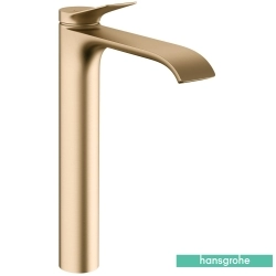 Hansgrohe - Hansgrohe Vivenis 250 Tezgah Üstü Lavabo Bataryası, Sifon Kumandalı, Mat Bronz (EcoSmart)