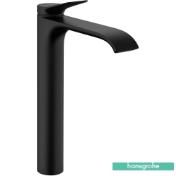 Hansgrohe - Hansgrohe Vivenis 250 Tezgah Üstü Lavabo Bataryası, Sifon Kumandalı, Satin Siyah (EcoSmart)